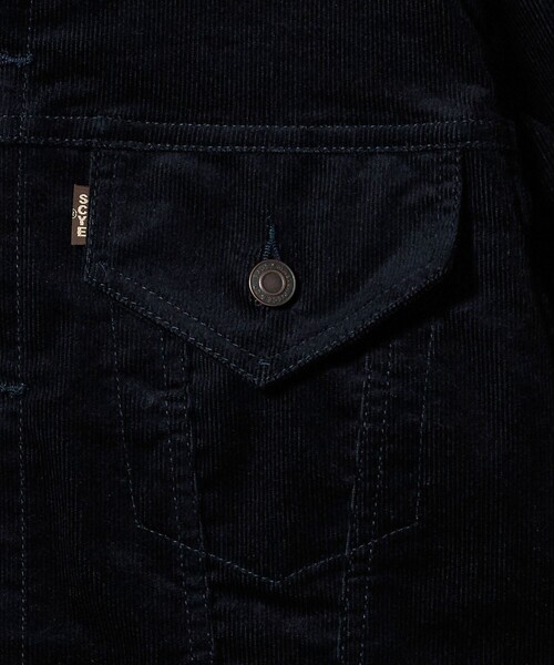 SCYE BASICS(サイベーシックス)の「<SCYE BASICS>SOLOTEX Corduroy Trucker Jacket/コーデュロイ ジャケット(その他アウター・メンズ・ネイビー・40/38)」の6枚目の写真