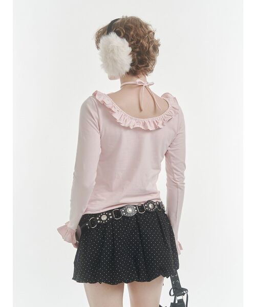 jouetie（ジュエティ）の「パターンバルーンミニスカパン ドット チェック（スカート・レディース・ブラック/オフホワイト/グリーン・MEDIUM）」の18枚目の写真