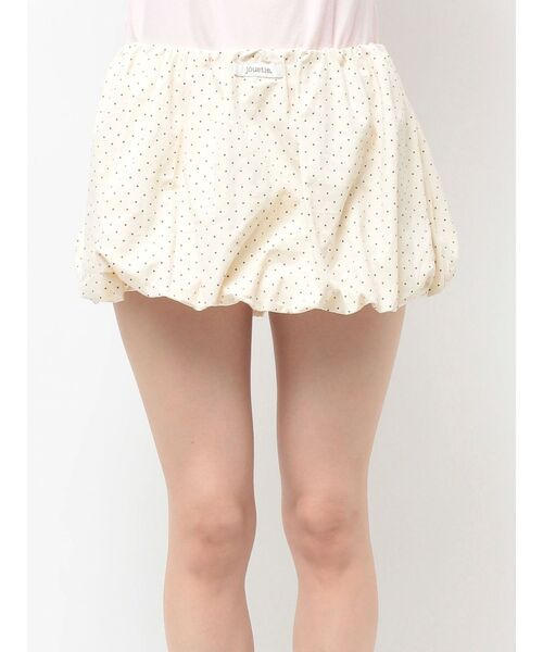 jouetie（ジュエティ）の「パターンバルーンミニスカパン ドット チェック（スカート・レディース・ブラック/オフホワイト/グリーン・MEDIUM）」の22枚目の写真