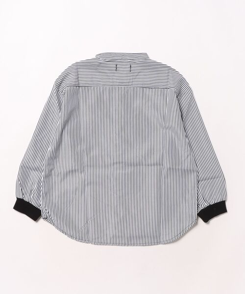 GENERATOR（ジェネレーター）の「ジェネレーター ストライプシャツ（シャツ/ブラウス・キッズ・ブラック/ブルー・L/XL/M）」の11枚目の写真