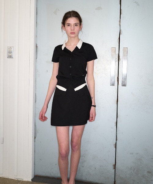 GENERAL IDEA(ジェネラルアイデア)の「GENERAL IDEA/ジェネラルアイディア tencel collar layered half cardigan カーディガン 冬服(カーディガン/ボレロ・レディース・ブラック/グレー/ベージュ・L/S/M)」の8枚目の写真