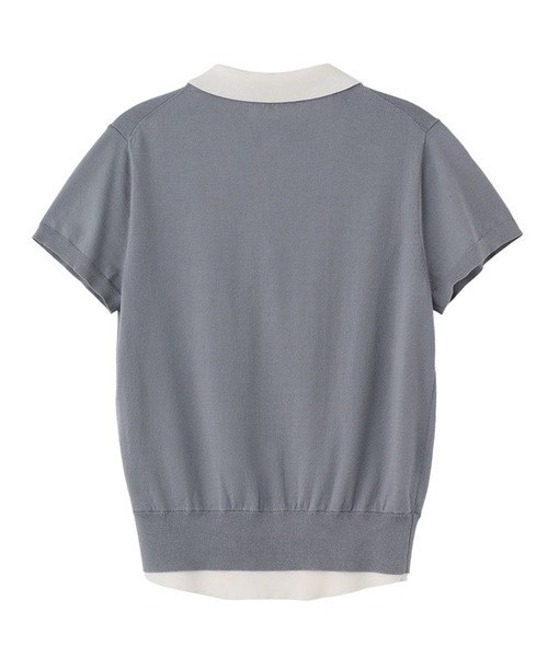 GENERAL IDEA(ジェネラルアイデア)の「GENERAL IDEA/ジェネラルアイディア tencel collar layered half cardigan カーディガン 冬服(カーディガン/ボレロ・レディース・ブラック/グレー/ベージュ・L/S/M)」の15枚目の写真