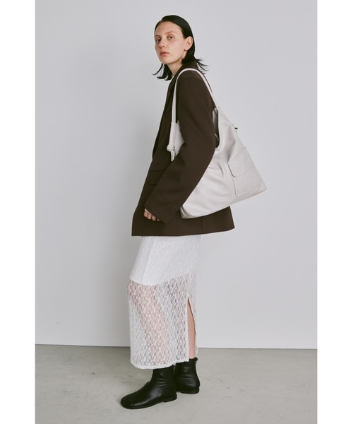 アウトポケットドロストハンドルバッグ / A4サイズ、14インチPC対応