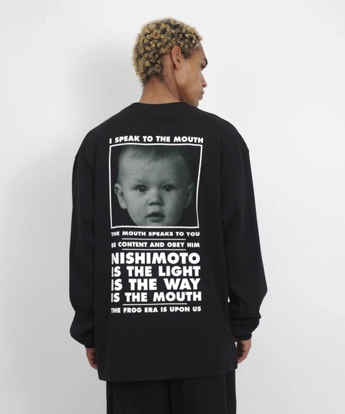 NISHIMOTO IS THE MOUTH（ニシモト イズ ザ マウス）の「CLASSIC L/S TEE | NISHIMOTO IS THE MOUTH（Tシャツ/カットソー・メンズ・ホワイト/ライトイエロー/スモークピンク/ブラック・MEDIUM/LARGE/X-LARGE）」の6枚目の写真