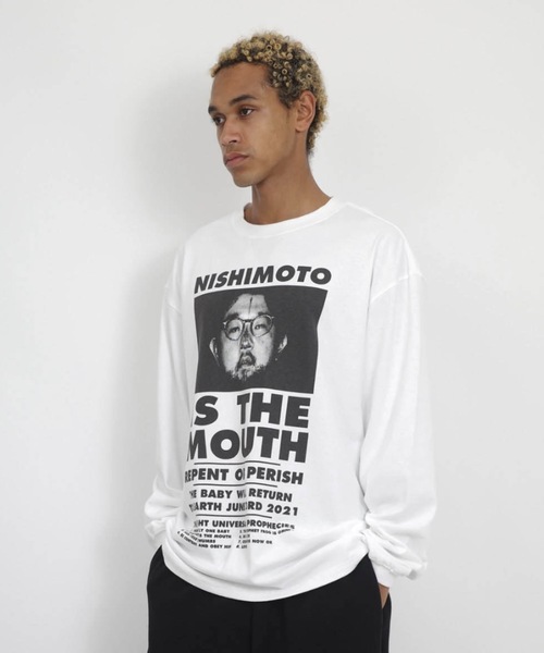 NISHIMOTO IS THE MOUTH（ニシモト イズ ザ マウス）の「CLASSIC L/S TEE | NISHIMOTO IS THE MOUTH（Tシャツ/カットソー・メンズ・ホワイト/ライトイエロー/スモークピンク/ブラック・MEDIUM/LARGE/X-LARGE）」の7枚目の写真