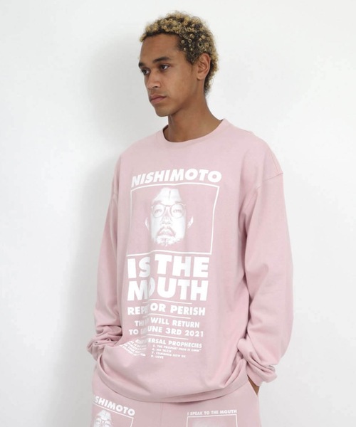 NISHIMOTO IS THE MOUTH（ニシモト イズ ザ マウス）の「CLASSIC L/S TEE | NISHIMOTO IS THE MOUTH（Tシャツ/カットソー・メンズ・ホワイト/ライトイエロー/スモークピンク/ブラック・MEDIUM/LARGE/X-LARGE）」の9枚目の写真