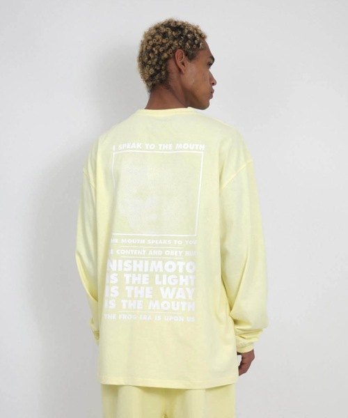 NISHIMOTO IS THE MOUTH（ニシモト イズ ザ マウス）の「CLASSIC L/S TEE | NISHIMOTO IS THE MOUTH（Tシャツ/カットソー・メンズ・ホワイト/ライトイエロー/スモークピンク/ブラック・MEDIUM/LARGE/X-LARGE）」の12枚目の写真