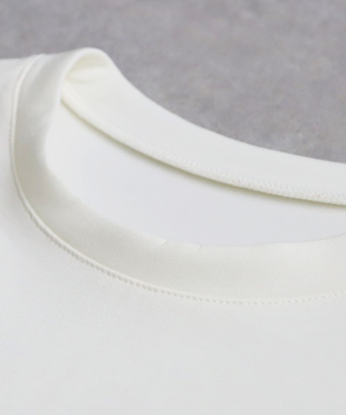 antiqua(アンティカ)の「星型テープ刺繍トップス(Tシャツ/カットソー・レディース・ブラック/ホワイト・ONESIZE)」の8枚目の写真