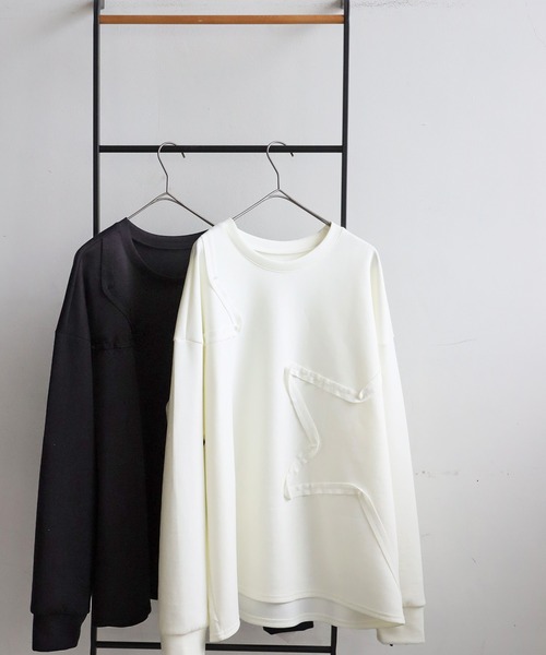 トップス ANT レイヤード風ニット トップス レディース ニット 送料無料・メール便