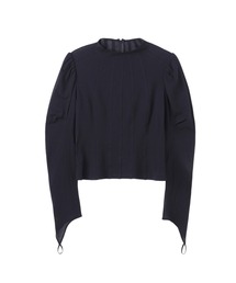 JOHN LAWRENCE SULLIVAN | COTTON JERSEY PUFF SLEEVE TOP(Tシャツ/カットソー)