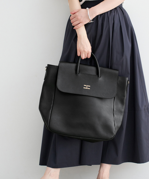 YOUNG&OLSEN/ヤングアンドオルセン EMBOSSED LEATHER TOTE M（トート