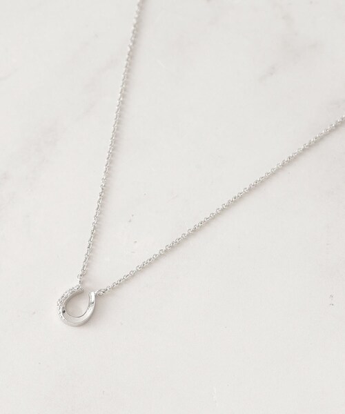 grove（グローブ）の「ビジューホースシューショートネックレス（ネックレス・レディース・ゴールド/シルバー・00）」の2枚目の写真