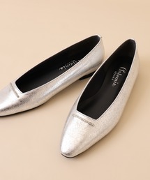 M*♡様 Latte/シルバー ナッパレザー フラットシューズ シューズ（シルバー/銀色系）ファッション通販 - ZOZOTOWN