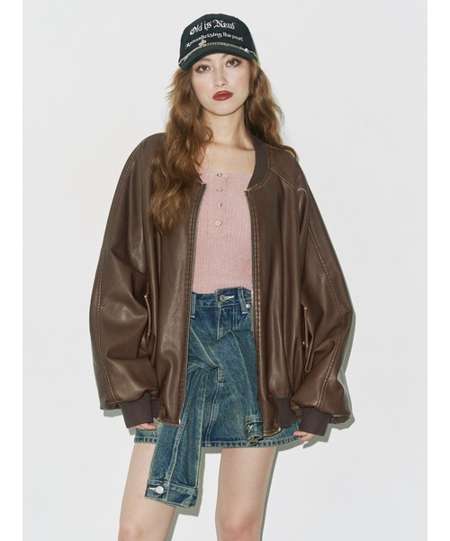 EVRIS（エヴリス）の「モールオフショルニットトップス（ニット/セーター・レディース・アイボリー/ブラック/ブルー/ピンク・FREE）」の18枚目の写真