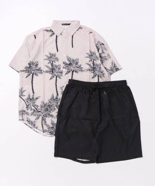 B.I.D.（ビーアイディー）の「【2点セット】アロハシャツ&ハーフパンツ（その他トップス・メンズ・H/J/A/F/I/G・X-LARGE/MEDIUM）」の9枚目の写真