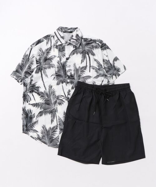 B.I.D.（ビーアイディー）の「【2点セット】アロハシャツ&ハーフパンツ（その他トップス・メンズ・H/J/A/F/I/G・X-LARGE/MEDIUM）」の12枚目の写真