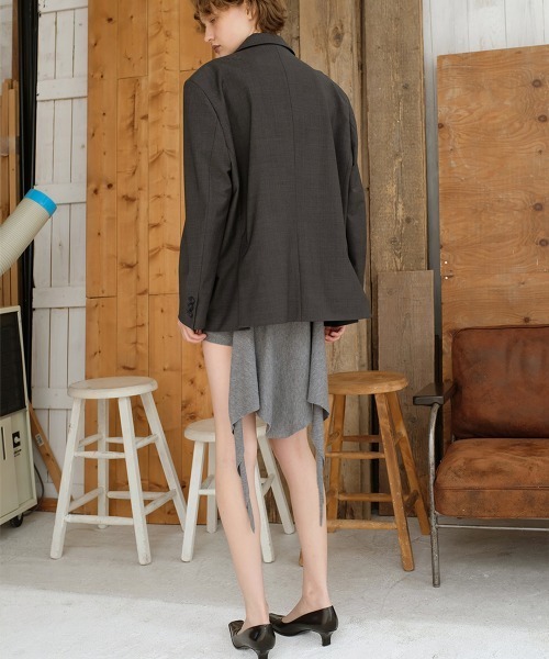 leinwande(ラインヴァンド)の「Scarf Knit Shorts(その他パンツ・レディース・グレー/グリーン/ブラック・ONE SIZE)」の2枚目の写真