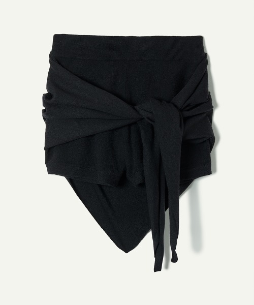 leinwande(ラインヴァンド)の「Scarf Knit Shorts(その他パンツ・レディース・グレー/グリーン/ブラック・ONE SIZE)」の12枚目の写真