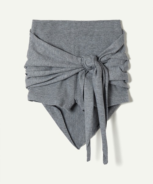 leinwande(ラインヴァンド)の「Scarf Knit Shorts(その他パンツ・レディース・グレー/グリーン/ブラック・ONE SIZE)」の16枚目の写真