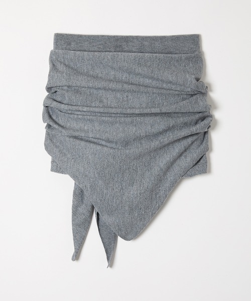 leinwande(ラインヴァンド)の「Scarf Knit Shorts(その他パンツ・レディース・グレー/グリーン/ブラック・ONE SIZE)」の5枚目の写真