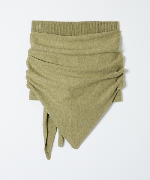 leinwande(ラインヴァンド)の「Scarf Knit Shorts(その他パンツ・レディース・グレー/グリーン/ブラック・ONE SIZE)」の4枚目の写真