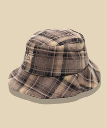go slow caravan | フランネルチェック マルチトップハット(ハット)