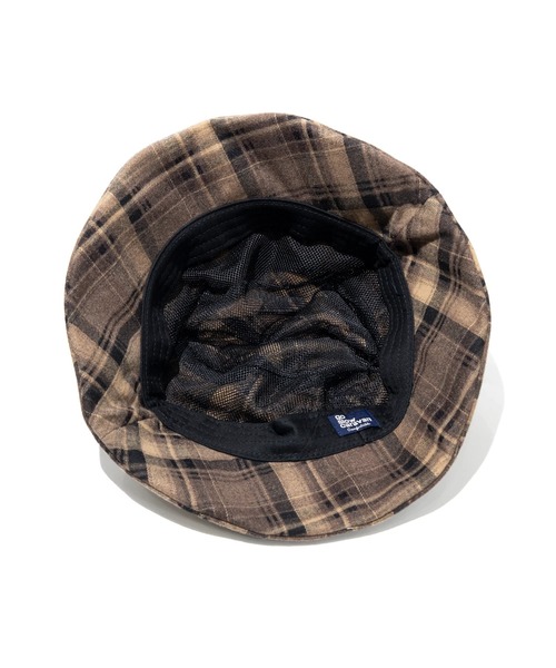 go slow caravan（ゴースローキャラバン）の「フランネルチェック マルチトップハット（ハット・メンズ・レッド/ベージュ・FREE）」の7枚目の写真