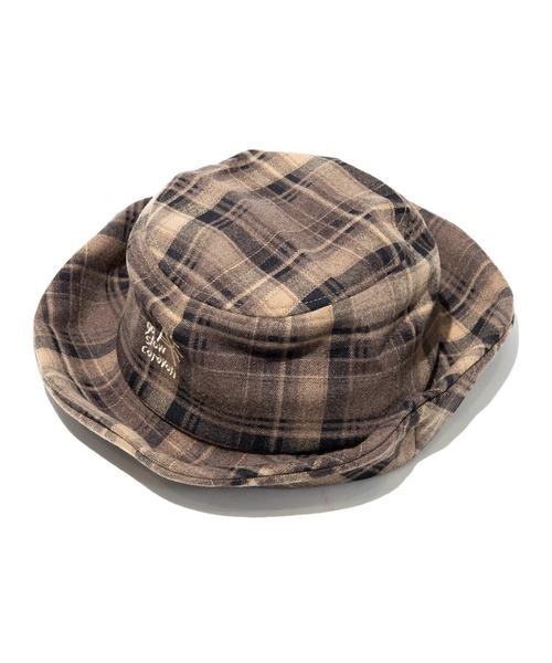 go slow caravan（ゴースローキャラバン）の「フランネルチェック マルチトップハット（ハット・メンズ・レッド/ベージュ・FREE）」の9枚目の写真