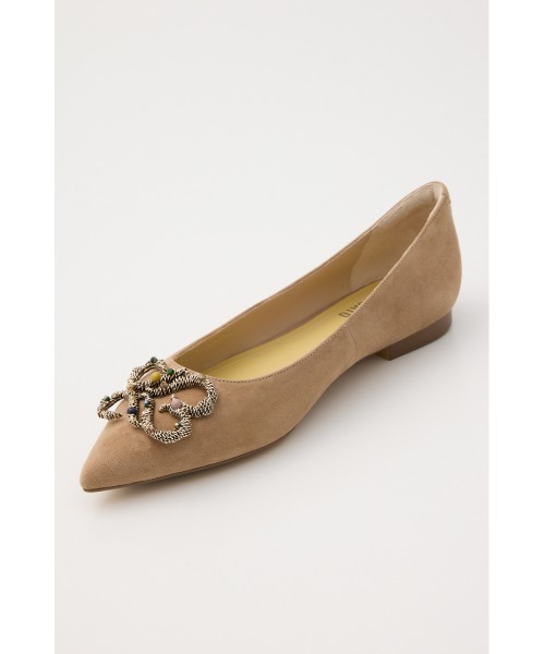 STACCATO(スタッカート)の「カラーグレインバックルフラット(パンプス・レディース・ダークベージュ/ダークブラック・22.5cm/23cm/23.5cm/24cm/24.5cm)」の18枚目の写真