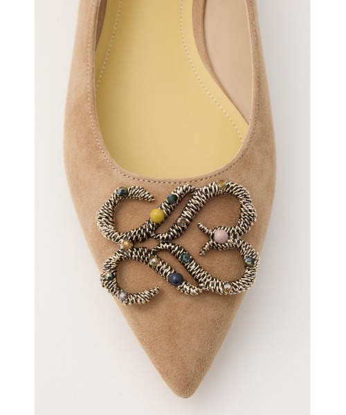 STACCATO(スタッカート)の「カラーグレインバックルフラット(パンプス・レディース・ダークベージュ/ダークブラック・22.5cm/23cm/23.5cm/24cm/24.5cm)」の19枚目の写真