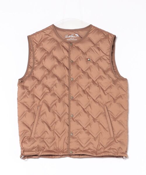 Arnold Palmer(アーノルドパーマー)の「シームレス シェア インナーダウンベスト(ダウンベスト・レディース・ダークベージュ/オフホワイト/ブラック・LL/L/M/S/XS)」の15枚目の写真