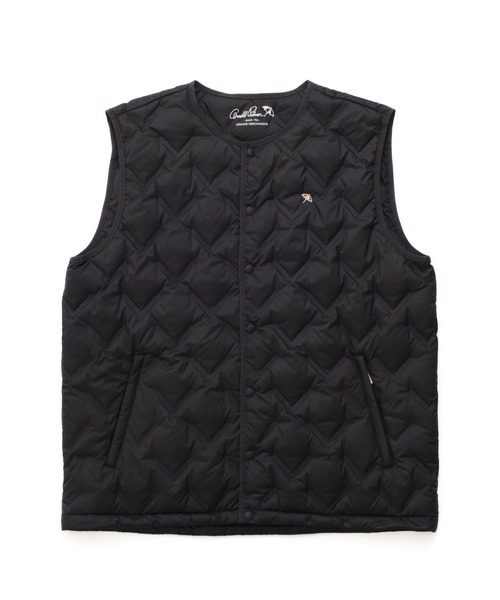 Arnold Palmer(アーノルドパーマー)の「シームレス シェア インナーダウンベスト(ダウンベスト・レディース・ダークベージュ/オフホワイト/ブラック・LL/L/M/S/XS)」の16枚目の写真