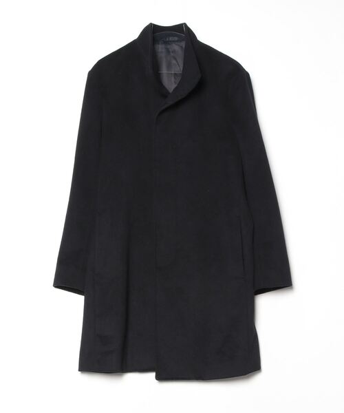 COMME CA ISM ブラックレザートレンチコート コムサイズム COMME CA ISM トレンチコート （ブラック