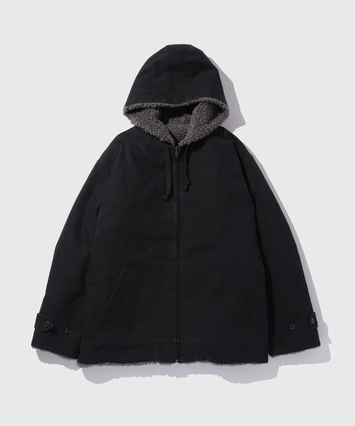 ADAM ET ROPE'（アダムエロペ）の「リバーシブルフーデットジャケット（その他アウター・メンズ・ブラック/キャメル・M/L）」の8枚目の写真