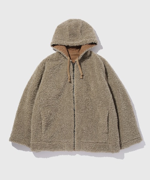 ADAM ET ROPE'（アダムエロペ）の「リバーシブルフーデットジャケット（その他アウター・メンズ・ブラック/キャメル・M/L）」の7枚目の写真