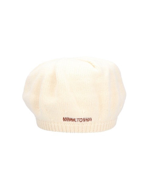 Minnetonka（ミネトンカ）の「【MINNETONKA/ミネトンカ】MTK EX KNIT BERET　ニットベレー（ハンチング/ベレー帽・レディース・グレー/ブラウン/ブラック/アイボリー・FREE）」の5枚目の写真