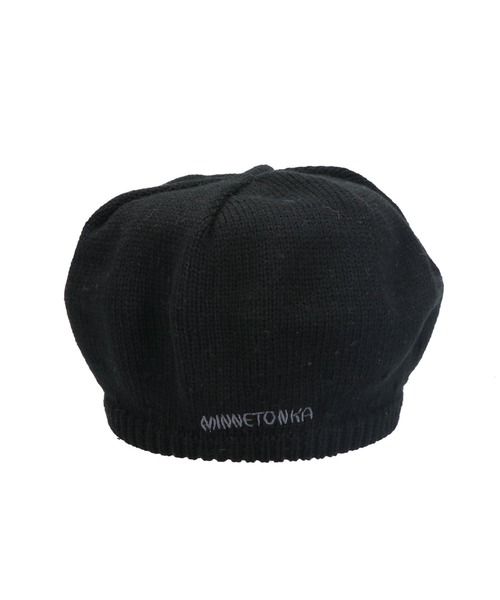Minnetonka（ミネトンカ）の「【MINNETONKA/ミネトンカ】MTK EX KNIT BERET　ニットベレー（ハンチング/ベレー帽・レディース・グレー/ブラウン/ブラック/アイボリー・FREE）」の6枚目の写真