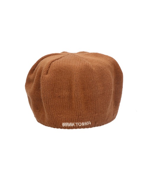 Minnetonka（ミネトンカ）の「【MINNETONKA/ミネトンカ】MTK EX KNIT BERET　ニットベレー（ハンチング/ベレー帽・レディース・グレー/ブラウン/ブラック/アイボリー・FREE）」の8枚目の写真