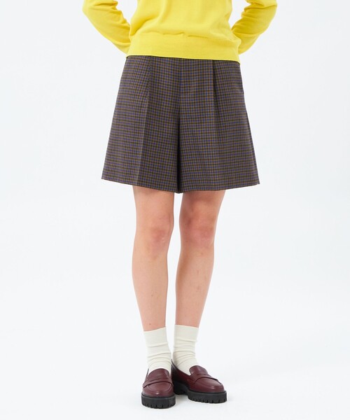 MACKINTOSH PHILOSOPHY(マッキントッシュ フィロソフィー)の「チェックツイードハーフパンツ(その他パンツ・レディース・ブラウン/グレー系その他2・38)」の2枚目の写真