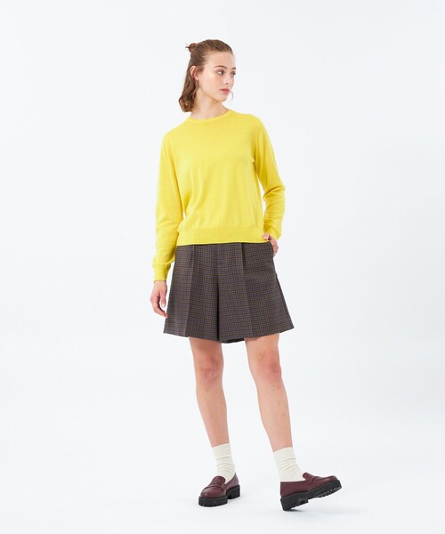 MACKINTOSH PHILOSOPHY(マッキントッシュ フィロソフィー)の「チェックツイードハーフパンツ(その他パンツ・レディース・ブラウン/グレー系その他2・38)」の4枚目の写真