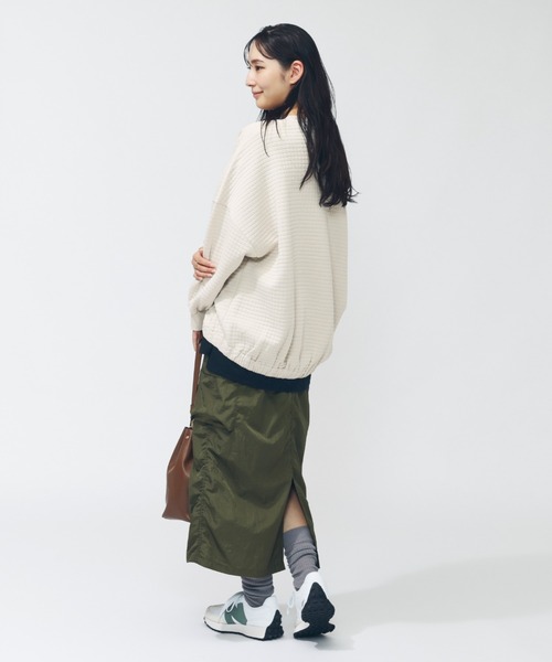 NEW BALANCE（ニューバランス）の「【別注】ニューバランス New Balance THE CITY シャイニーカーゴスカート 限定コラボ（スカート・レディース・グレー/ブラック/グリーン・L/M）」の8枚目の写真