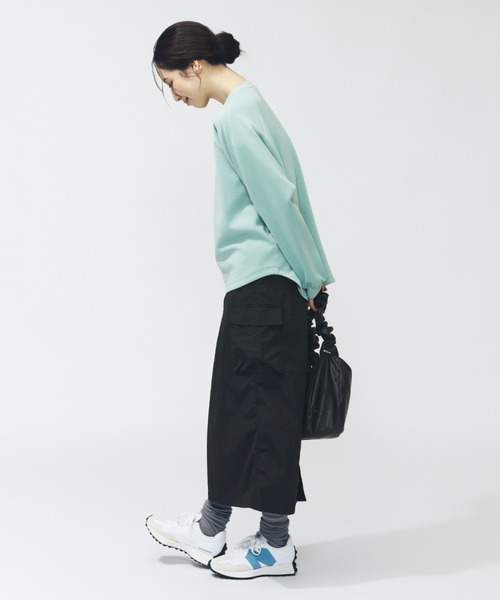 NEW BALANCE（ニューバランス）の「【別注】ニューバランス New Balance THE CITY シャイニーカーゴスカート 限定コラボ（スカート・レディース・グレー/ブラック/グリーン・L/M）」の16枚目の写真