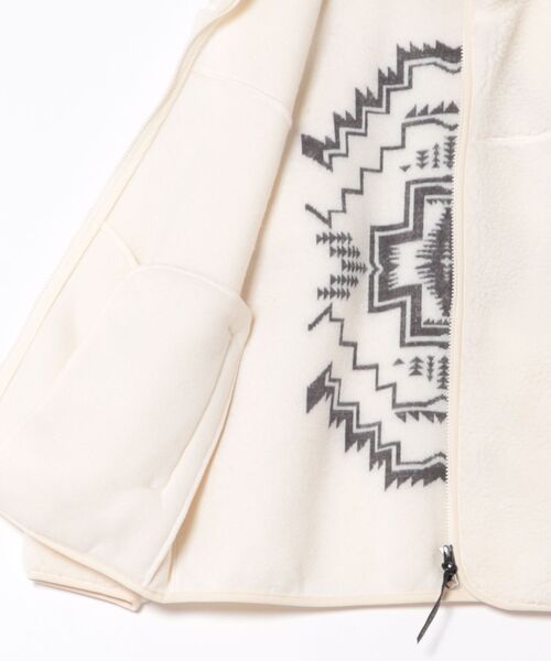 PENDLETON（ペンドルトン）の「【PENDLETON】ジップフーディ 5475-1025（パーカー・メンズ・チャコールグレー/アイボリー・M/L/S）」の22枚目の写真