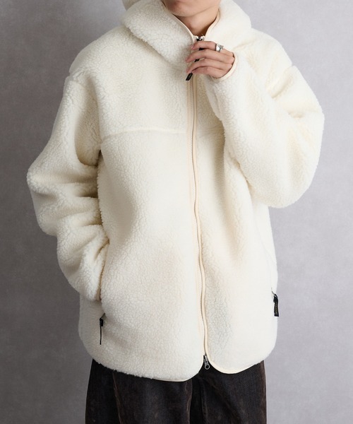 PENDLETON（ペンドルトン）の「【PENDLETON】ジップフーディ 5475-1025（パーカー・メンズ・チャコールグレー/アイボリー・M/L/S）」の2枚目の写真