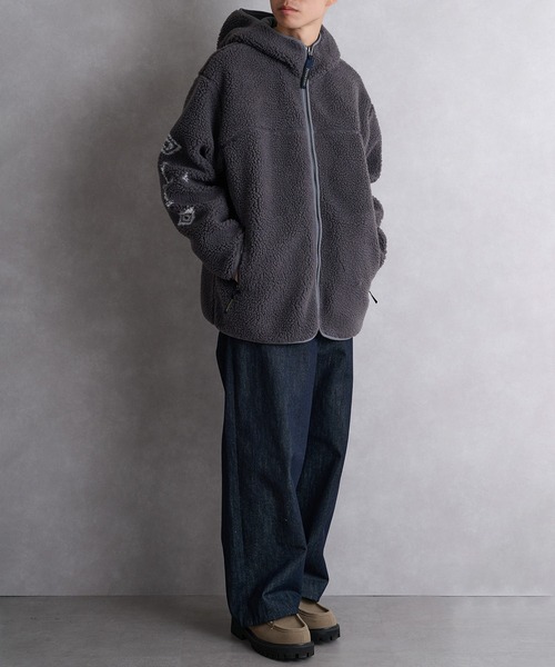 PENDLETON（ペンドルトン）の「【PENDLETON】ジップフーディ 5475-1025（パーカー・メンズ・チャコールグレー/アイボリー・M/L/S）」の17枚目の写真