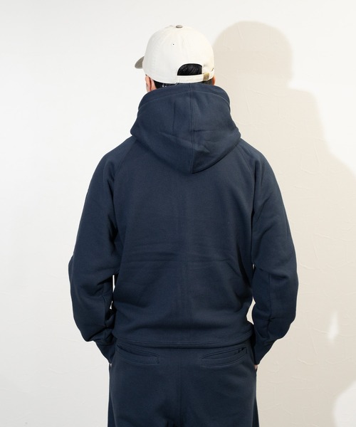 FRUIT OF THE LOOM（フルーツオブザルーム）の「BASIC SWEAT ZIP UP HOODIE / ジップフーディー / ユニセックス / シンプル / セットアップ（パーカー・メンズ・ブラック/ネイビー/アイボリー/杢グレー・S/M/L/XL）」の12枚目の写真