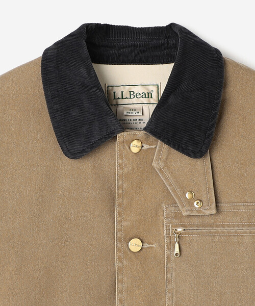 L.L.Bean（エルエルビーン）の「L.L.Bean | Bean's Prospect Harbor Field Coat WOMEN（カバーオール・レディース・ライトブラウン/チャコール・M）」の5枚目の写真