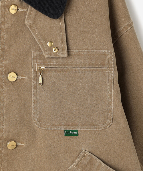 L.L.Bean（エルエルビーン）の「L.L.Bean | Bean's Prospect Harbor Field Coat WOMEN（カバーオール・レディース・ライトブラウン/チャコール・M）」の10枚目の写真