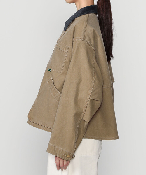 L.L.Bean（エルエルビーン）の「L.L.Bean | Bean's Prospect Harbor Field Coat WOMEN（カバーオール・レディース・ライトブラウン/チャコール・M）」の13枚目の写真