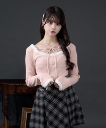 Palelfy パルエルフィー ロングコート ピンク Palelfy パルエルフィー ロングコート ピンク